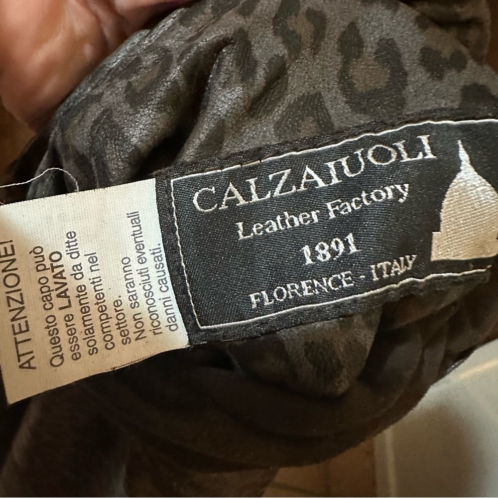 Calzaiuoli Suede Leather‎ Reversible Coat - Picture 4 of 6